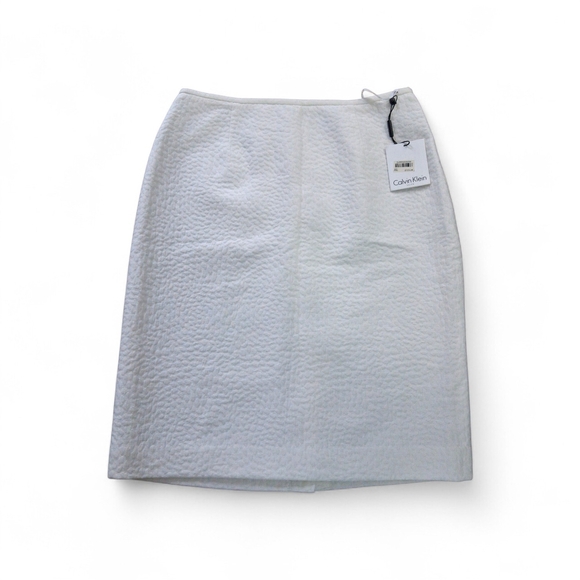 Calvin Klein Dresses & Skirts - 🆕️ Calvin Klein Suits Cream Pencil Skirt Womens Size 8